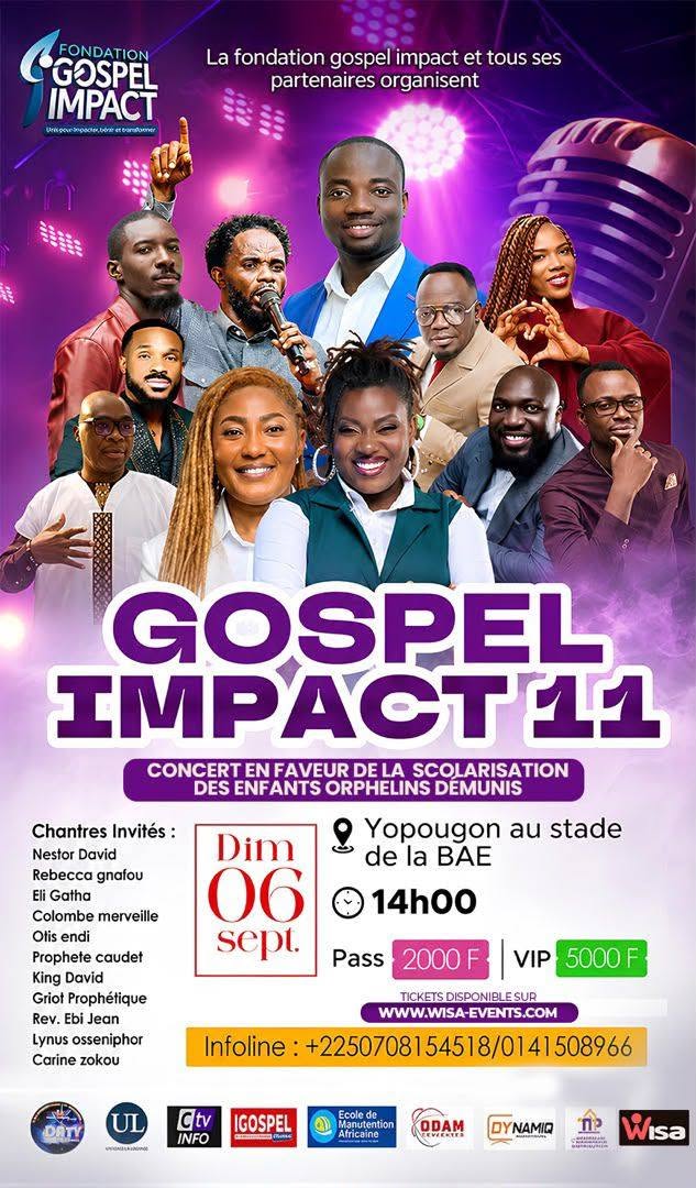 GOSPEL IMPACT 11 : Le grand rendez-vous des adorateurs approche !