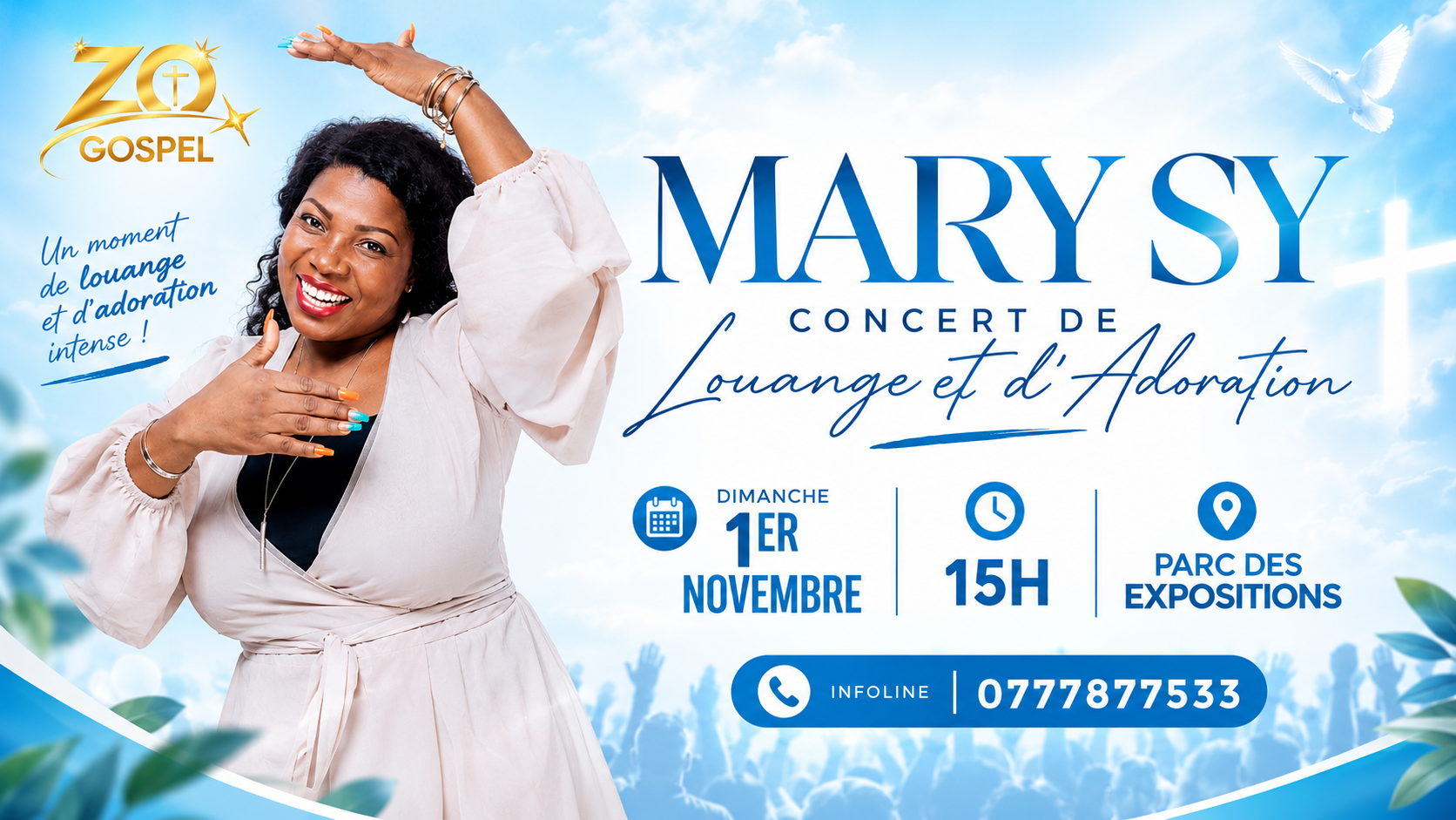 MARY SY : UN GRAND RENDEZ-VOUS DE LOUANGE ET D’ADORATION